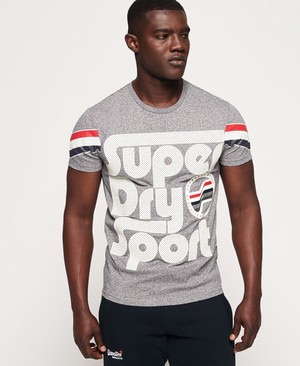 Superdry Surf Sport Férfi Pólók Szürke | BWMYJ7301